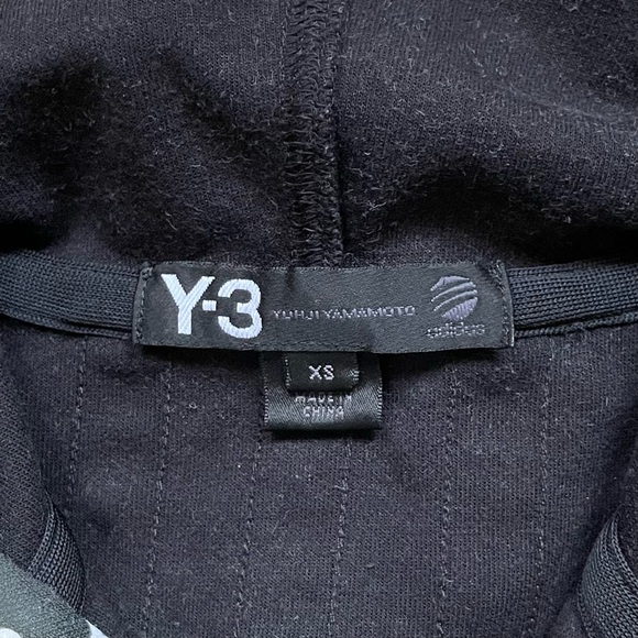 Y-3 x adidas black zip-front hoodie - Picture 12 of 16
